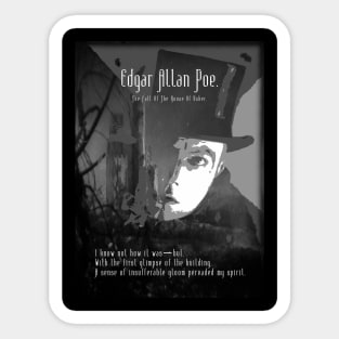 Fall Of The House Of Usher - Edgar Allan Poe. Sticker